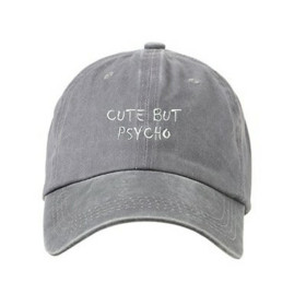 Cute But Psycho Yıkamalı Şapka